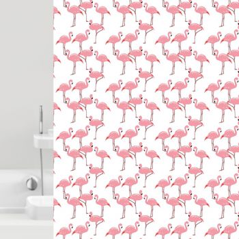 Штора для ванн Bacchetta Flamingo Розовый