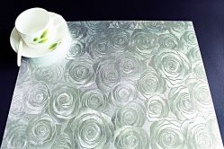 Салфетка Dasch Роза серебро 30x40 см
