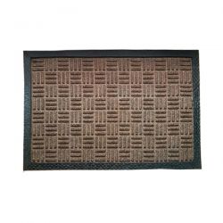 Коврик Индия плетение коричневый 50x80